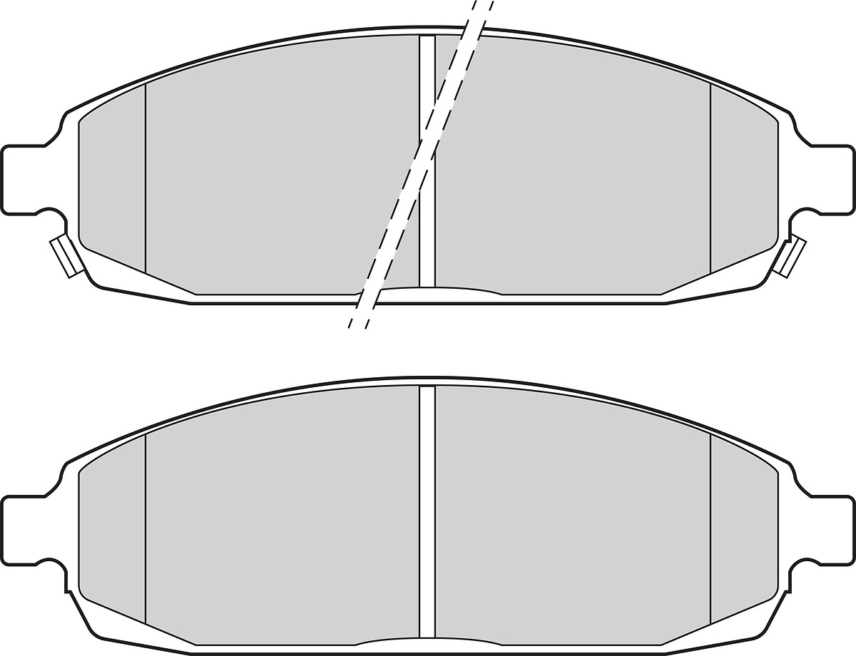 Jeu de 4 plaquettes de frein VALEO ref. 302822